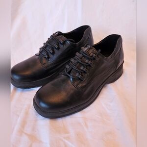 Volks Walkers Black Leather Lace-Up Oxford Leather Women's Shoes, NWOT, Size 36